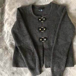 Cynthia Rowley buckle snapped cardigan